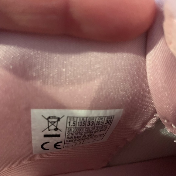 Skechers Energy Lights 2.0 Pink And Gray High Top Shoes size 1.5 girls NWT - Picture 8 of 11